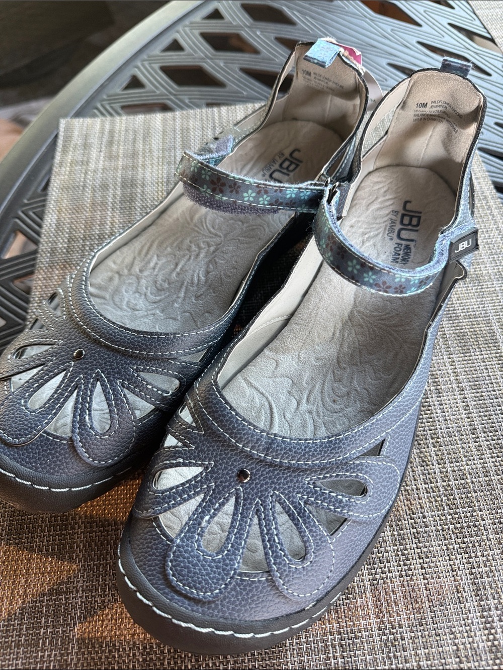 JBU by Jambu wildflower encore Women's Maryjane flats size10